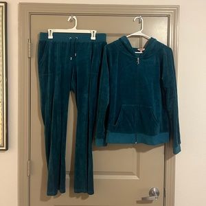 Teal Juicy Couture Track Suit